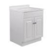 (1) WOOD VANITY CABINET ONLY