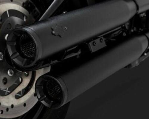 DESCRIPTION (1) VANCE & HINES ELIMINATOR SLIP-ON BRAND/MODEL VH0295 ADDITIONAL INFORMATION WRINKLE BLACK/FOR 18FXBB/RETAILS AT $449.99 SIZE 3"ROUND MU