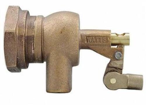 DESCRIPTION (1) WATTS HEAVY DUTY FLOAT VALVE BRAND/MODEL 2000 ADDITIONAL INFORMATION BRONZE/MAX PRESSURE: 165 PSI/RETAILS AT $105.28 SIZE 2"SIZE X 12"
