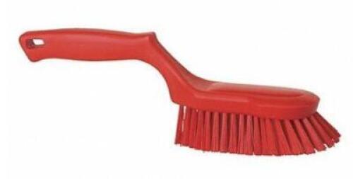 DESCRIPTION (4) VIKAN SCRUB BRUSH BRAND/MODEL 41695 ADDITIONAL INFORMATION RED/POLYPROPYLENE/RETAILS AT $26.13 EACH SIZE 7"L X 12-1/2"L X 1-1/2"TRIM L