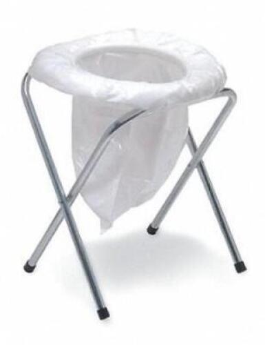 DESCRIPTION (1) TEXSPORT PORTABLE TOILET BRAND/MODEL 15130 ADDITIONAL INFORMATION MAX WEIGHT: 225LB/WHITE/RETAILS AT $21.85 SIZE 20"H X 14"W X 14"L TH