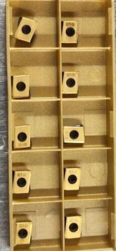 (10) IC808 CARBIDE MILLING INSERTS
