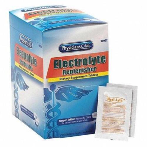 (2) BOXES OF (250) ELECTROLYTE REPLENISHER TABLETS