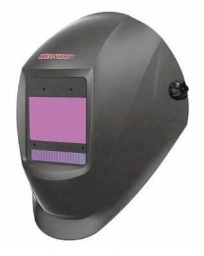 DESCRIPTION (1) WESTWARD WELDING HELMET BRAND/MODEL 44R231 ADDITIONAL INFORMATION 4-ARC SENSORS/GRAY/AUTO-DARKENING/RETAILS AT $228.14 SIZE 3.82" X 2.