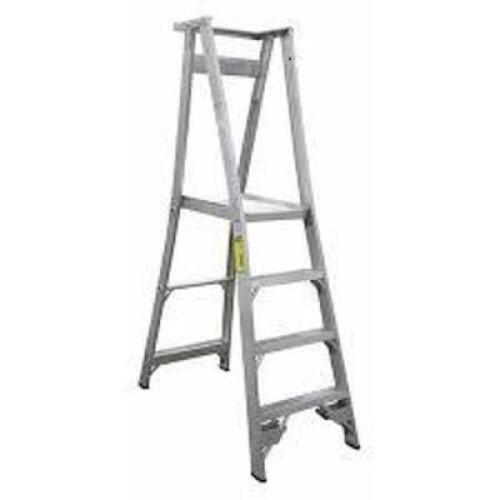 DESCRIPTION: (1) ALUMINUM PLATFORM LADDER BRAND/MODEL: TIVOLI RETAIL$: $128.12 EA SIZE: 6 FT 300 LB CAP QTY: 1
