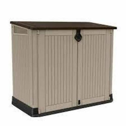 DESCRIPTION: (1) PRIME STORAGE SHED BRAND/MODEL: KETER STORE IT OUT INFORMATION: IMAGES ARE FOR ILLUSTRATION PURPOSES ONLY AND MAY NOT BE AN EXACT REP