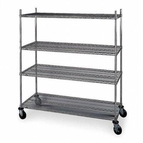 DESCRIPTION: (1) WIRE SHELVING UNIT BRAND/MODEL: METRO #4W657 RETAIL$: $680.68 EA SIZE: 60X24X69 QTY: 1