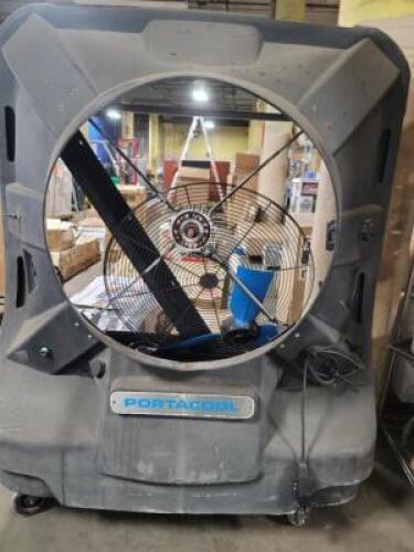 DESCRIPTION: (1) EVAPORATIVE COOLER FAN BRAND/MODEL: PORTACOOL INFORMATION: MUST COME INSPECT PLEASE LOOK AT OTHER PICTURES RETAIL$: $2000.00 EA QTY: