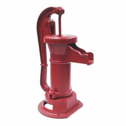 DESCRIPTION: (1) PITCHER PUMP BRAND/MODEL: SIMMONS #482A52 INFORMATION: RED RETAIL$: $87.37 EA SIZE: 15 OVER ALL HT 1-1/4 IN INLET DIA QTY: 1