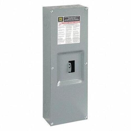 DESCRIPTION: (1) CIRCUIT BREAKER ENCLOSURE BRAND/MODEL: SQUARE D #1H918 INFORMATION: 2 SPACES 200 A AMPS RETAIL$: $159.50 EA SIZE: 23X7X4 QTY: 1