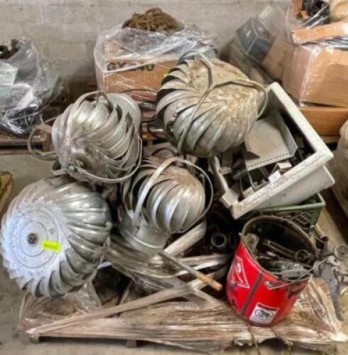 ASSORTED TURBINE VENTS WITH ADDITIONAL HARDWARE AND TOOLS