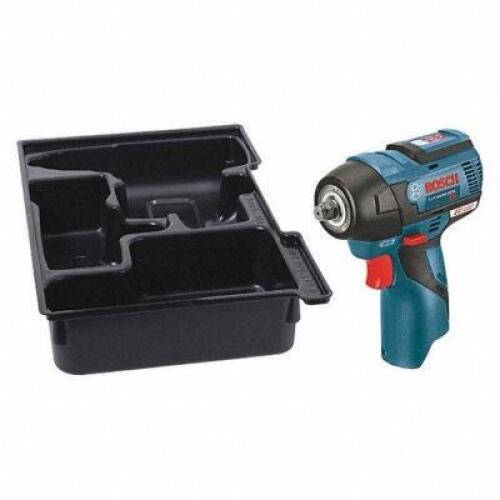 DESCRIPTION: (1) CORDLESS IMPACT WRENCH BRAND/MODEL: BOSCH #49WL58 RETAIL$: $186.72 EA SIZE: 12V 85 FT LB BREAKAWAY TORQUE QTY: 1
