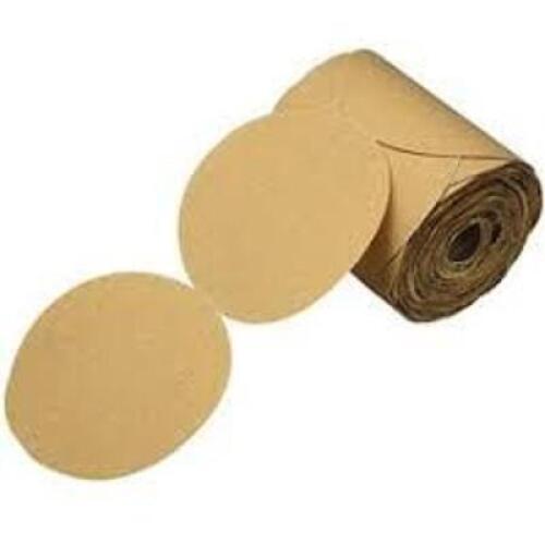 DESCRIPTION: (1) CASE OF (6) ROLLS OF (175) GOLD PAPER DISC BRAND/MODEL: 3M STIKIT #96434 RETAIL$: $137.00 EA SIZE: 6IN QTY: 1
