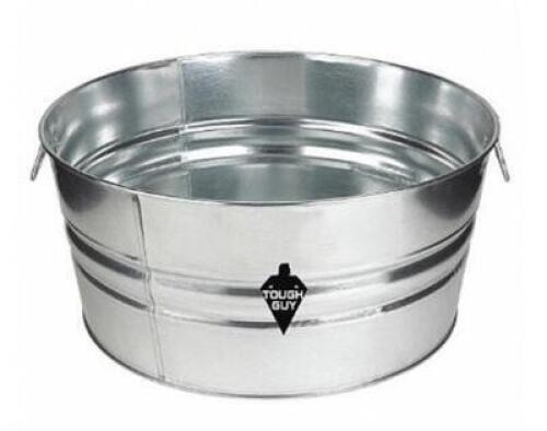 DESCRIPTION (1) GRAINGER UTILITY TUB BRAND/MODEL 3ANT3 ADDITIONAL INFORMATION SILVER/RETAILS AT $46.44 SIZE 17 GAL. THIS LOT IS ONE MONEY QTY 1