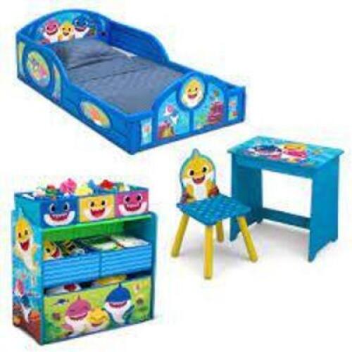 DESCRIPTION: (1) BEDROOM SET BRAND/MODEL: DELTA CHILDREN #99253CM INFORMATION: COCOMELON RETAIL$: $129.99 EA QTY: 1