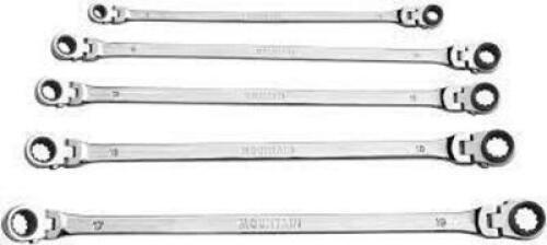 DESCRIPTION: (1) SET OF (5) METRIC RATCHETING WRENCH SET BRAND/MODEL: MOUNTAIN #MTNRM6 RETAIL$: $213.99 EA QTY: 1
