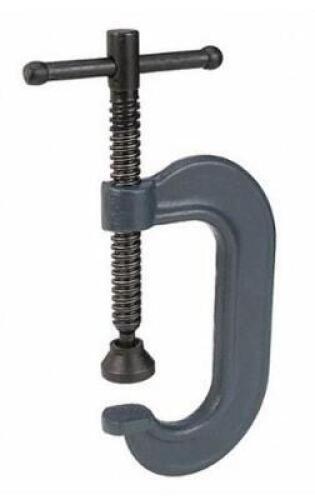 DESCRIPTION (1) WILTON REGULAR DUTY C-CLAMP BRAND/MODEL 803 ADDITIONAL INFORMATION T-HANDLE/GRAY/CLAMPING PRESSURE: 3,000 LB/RETAILS AT $29.19 SIZE 3"