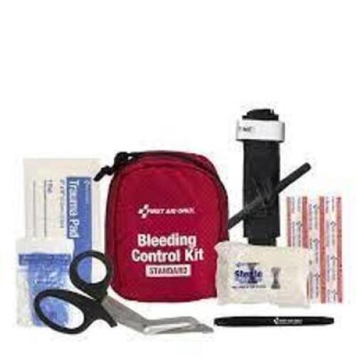 DESCRIPTION: (2) STOP BLEED KIT BRAND/MODEL: GRAINGER #491A65 RETAIL$: $200.00 EA SIZE: 1 PERSON PER KIT QTY: 2
