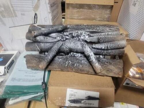DESCRIPTION: (1) SET OF DECORATIVE LOGS BRAND/MODEL: MUST COME INSPECT RETAIL$: $75.00 EA QTY: 1