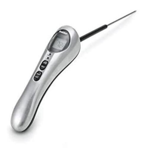 DESCRIPTION: (1) SAFE SERVE INSTANT READ THERMOMETER BRAND/MODEL: POLDER STORE RETAIL$: $30.00 EA QTY: 1