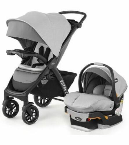 DESCRIPTION (1) CHICCO BRAVO LE TRIO TRAVEL SYSTEM BRAND/MODEL 7.07967E+12 ADDITIONAL INFORMATION DRIFTWOOD GRAY/3-IN-1/RETAILS AT $449.99 SIZE 35.5"L