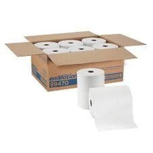 DESCRIPTION: (1) CASE OF (6) PAPER TOWELS ROLL BRAND/MODEL: GEORGIA-PACIFIC #4DJV9 RETAIL$: $150.00 EA SIZE: 10 IN QTY: 1