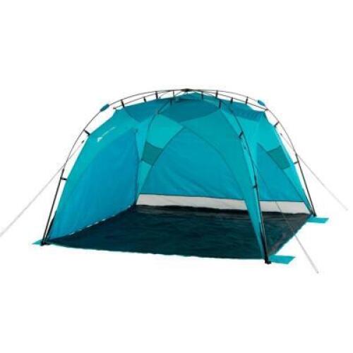DESCRIPTION (1) OZARK TRAIL INSTANT SUN SHADE BRAND/MODEL WMT-8859A ADDITIONAL INFORMATION BLUE/COVERAGE: 64 SQ-FT/RETAILS AT $59.97 SIZE 8' X 8' THIS