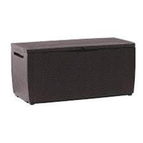 DESCRIPTION: (1) STORAGE CHEST BRAND/MODEL: KETER #7202586 INFORMATION: BROWN RETAIL$: $100.00 EA QTY: 1