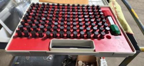 DESCRIPTION: (1) CLASS ZZ (125 PC) PLUS PLUG & PIN GAGE SET BRAND/MODEL: SPI 37851474 INFORMATION: BLACK RETAIL$: 363.26 SIZE: 0.510 TO 0.625" QTY: 1