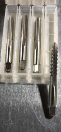 DESCRIPTION: (4) HSS HAND TAPS BRAND/MODEL: REGAL 64061187 RETAIL$: $8.69 EA SIZE: 5/16-18 UNC QTY: 4
