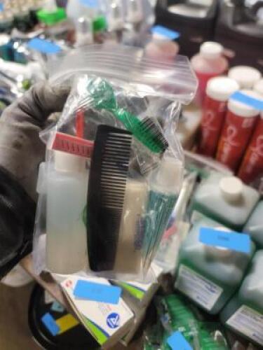 DESCRIPTION: (4) PACKS OF TOILETRIES INFORMATION: TRAVEL TOOTHBRUSH, SOAP, RAZOR, ECT QTY: 4