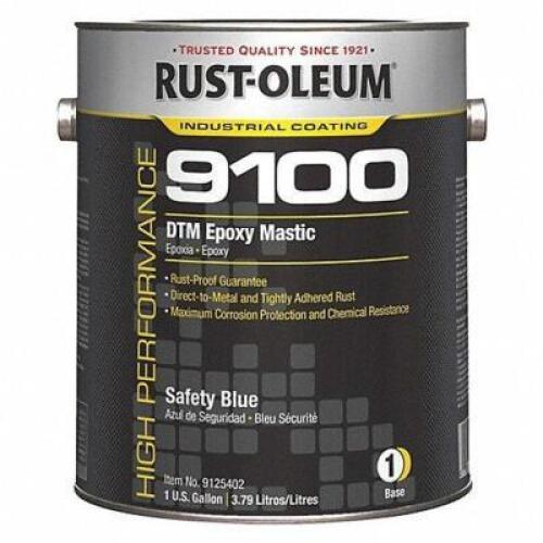 DESCRIPTION: (2) INDUSTRIAL DTM EPOXY MASTIC BRAND/MODEL: RUST-OLEUM #9125402 INFORMATION: SAFETY BLUE RETAIL$: $131.41 EA SIZE: 1 GALLON IMAGES ARE F