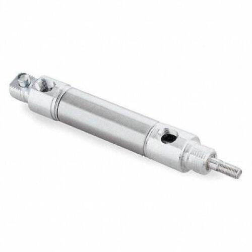DESCRIPTION: (1) 304 SS PIVOT MOUNT AIR CYLINDER BRAND/MODEL: SPEEDAIRE 6D887 RETAIL$: 128.03 SIZE: 6" STROKE QTY: 1