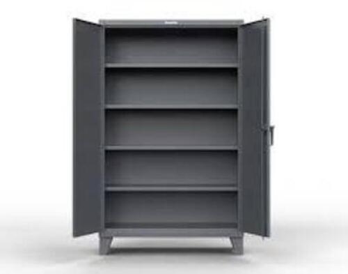 DESCRIPTION: (1) INDUSTRIAL CABINET BRAND/MODEL: STRONGHOLD #56-244 INFORMATION: GREY MUST COME INSPECT SEE PHOTOS FOR MINOR DAMAGE RETAIL$: $2,339.00