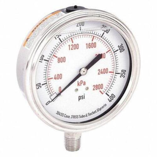 DESCRIPTION (5) PRESSURE GAUGE BRAND/MODEL GRAINGER #4CFK4 ADDITIONAL INFORMATION RETAILS FOR $50.81 THIS LOT IS SOLD BY THE PIECE QTY 5