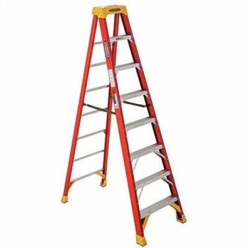 DESCRIPTION: (1) STEPLADDER BRAND/MODEL: WERNER #3W142 RETAIL$: $225.41 EA SIZE: 8 FT QTY: 1