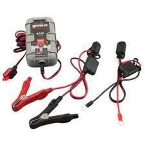 DESCRIPTION (1) BATTERY CHARGER BRAND/MODEL NOCO GENIUS #G750 ADDITIONAL INFORMATION RETAILS FOR $40.00 SIZE 6V/12V 750 MA THIS LOT IS ONE MONEY QTY 1