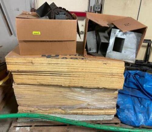 LARGE PALLET OF ASSORTED ROOFING SUPPLIES AND MATERIALS