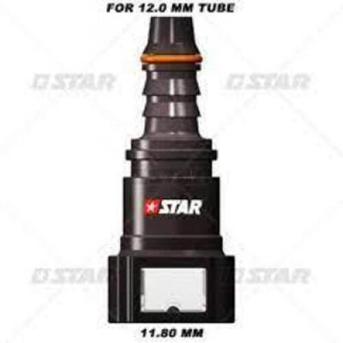 DESCRIPTION: (1) BAG OF APPROX (100) QUICK CONNECTOR BRAND/MODEL: STAR ENVY #D16 PA66 INFORMATION: BLACK RETAIL$: $245.25 EA SIZE: 11,80MM TUBE INLET
