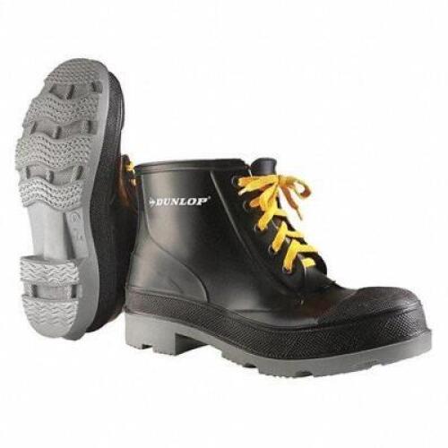 DESCRIPTION (1) PAIR OF RUBBER BOOTS BRAND/MODEL DUNLOP #8TTD5 ADDITIONAL INFORMATION RETAILS FOR $33.50 SIZE SIZE 12 THIS LOT IS ONE MONEY QTY 1