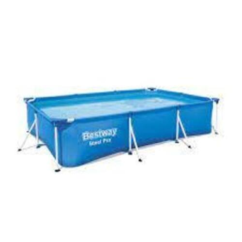 DESCRIPTION: (1) RECTANGULAR ABOVE GROUND SWIMMING POOL BRAND/MODEL: BESTWAY #56498 RETAIL$: $119.00 EA SIZE: 9X6X26 QTY: 1