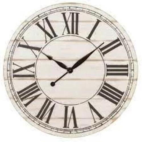 DESCRIPTION: (1) FARMHOUSE CLOCK BRAND/MODEL: ASPIRE #7005 INFORMATION: MUST COME INSPECT RETAIL$: $272.00 EA SIZE: 47X47X2 QTY: 1