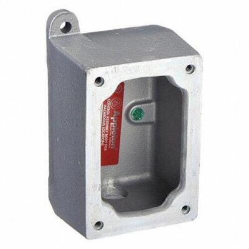 DESCRIPTION: (2) MOUNTING BODY FOR CONTENDER SERIES BRAND/MODEL: APPLETON ELECTRIC #13F828 RETAIL$: $108.50 EA SIZE: 3.06 IN DP, 3.72 IN WD, 6.06 IN H