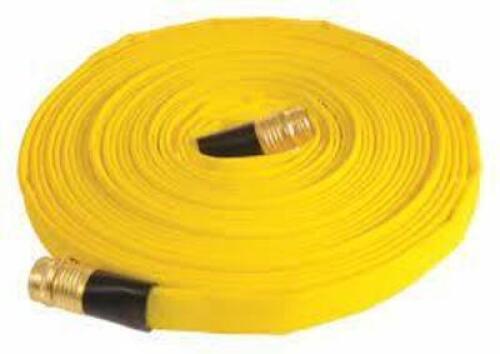 DESCRIPTION: (1) WILDLAND FIRE HOSE BRAND/MODEL: GRAINGER #45DV03 INFORMATION: YELLOW RETAIL$: $227.28 EA SIZE: 50 FT HOSE 3/4 IN. DIA QTY: 1