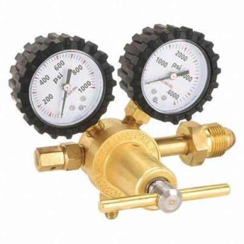 DESCRIPTION: (1) NITROGEN SPECIALITY GAS REGULATOR BRAND/MODEL: UNIWELD #39DM34 INFORMATION: SINGLE STAGE BRASS RETAIL$: $183.30 EA SIZE: 50-800 PSI Q