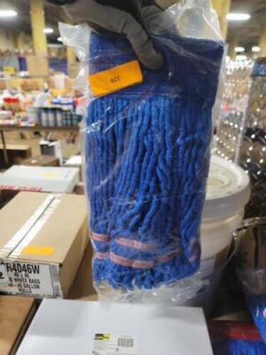 DESCRIPTION: (6) MOP HEADS INFORMATION: BLUE RETAIL$: $10.00 EA QTY: 6