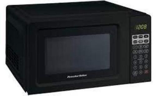 DESCRIPTION: (1) COUNTERTOP MICROWAVE BRAND/MODEL: PROCTOR SILEX # PS-P70T20AL-V1B INFORMATION: BLACK RETAIL$: 55.88 SIZE: 0.7 CU IN QTY: 1