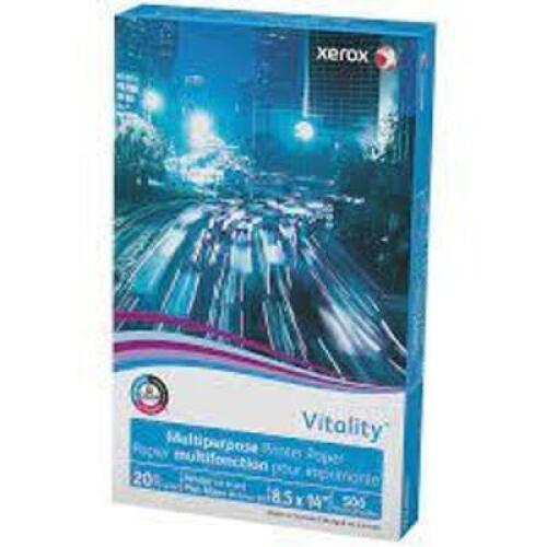 DESCRIPTION: (5) PACKS OF (500) SHEETS OF MULTIPURPOSE PRINTER PAPER BRAND/MODEL: VITALITY INFORMATION: WHITE RETAIL$: $12.00 EA SIZE: 8.5X14 QTY: 5