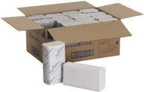 DESCRIPTION: (1) CASE OF PAPER TOWELS BRAND/MODEL: SIGNATURE #21000 RETAIL$: $35.02 EA SIZE: 9X9 QTY: 1