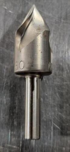 DESCRIPTION: (1) 60 DEG. HSS COUNTERSINK BRAND/MODEL: M.A. FORD 92062501 RETAIL$: 30.07 SIZE: 5/8" HEAD DIAM 1/4" SD QTY: 1